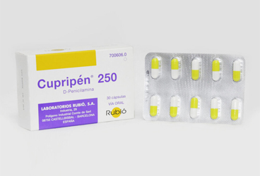 CUPRIPEN 250 MG 30 CAPSULAS